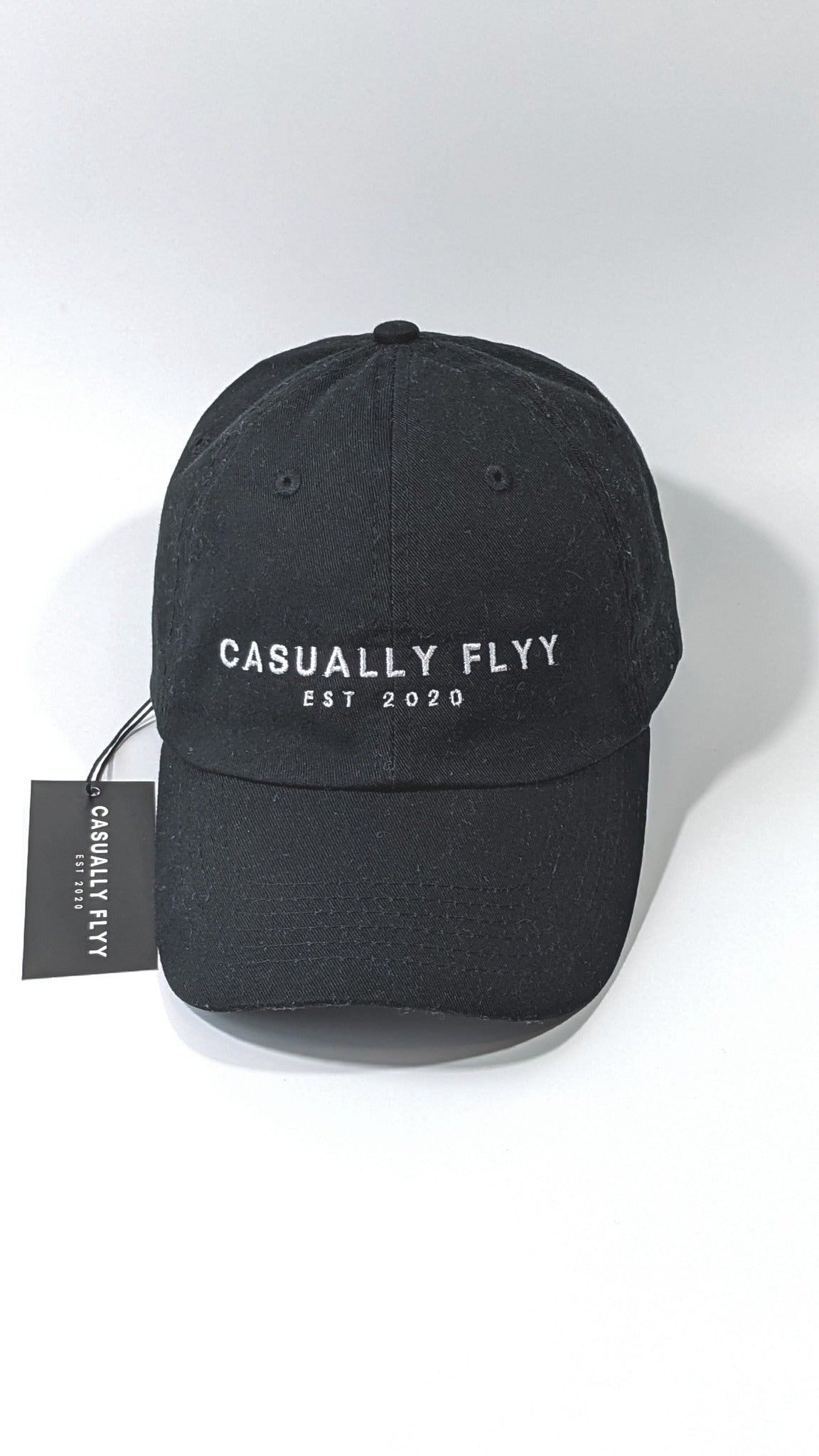 Dad Hat with CF stamp of Approval One size fits all Be cool on the go with our CF Dad Hat! This stylish accessory is sure to turn heads, with a fashionable fit that has you looking your best wherever you go. Not to mention, it's breathable and comfortable for all-day wear.